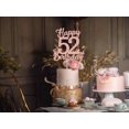 thumbnail image 2 of Cake Topper veegood 52 con brillo color oro rosa de 18,5 cm, 2 of 5
