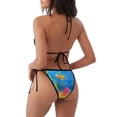 thumbnail image 2 of Zufioo Submarine And Landscape for Women's Bikini Set,High Elastic Swimsuit and Swim Trunks Two-piece Set-Removable Chest Pad,Strap Style,Pool and Beach Swimwear-Large, 2 of 7