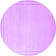 thumbnail image 1 of Ahgly Company Indoor Round Solid Purple Modern Area Rugs, 7' Round, 1 of 4