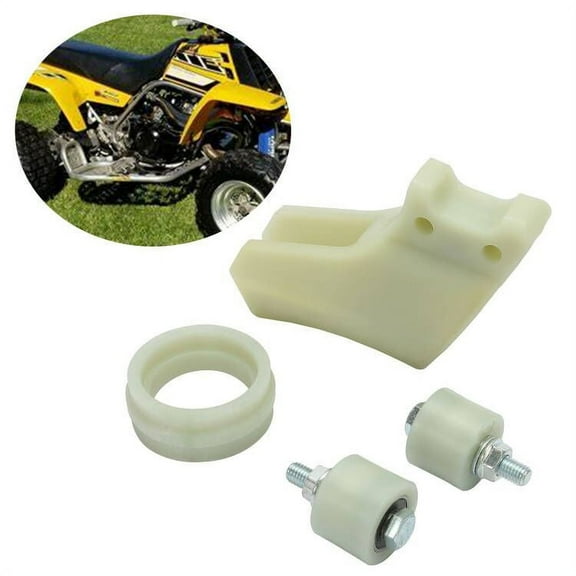 ECOTRIC Swing Arm Chain Support Guide Buffer Slider Roller Kit for 1987-2006 Yamaha Banshee YFZ350 #5X4-22199-00-00