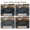 thumbnail image 7 of ODIKA 8'x10' Washable Area Rug Moth Gothic Vintage Academia Border Traction Synthetic Boho Goth Refined for Living Room, Under Sectional, Family , Durable, Non-Slip, 7 of 7