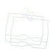 thumbnail image 4 of 2 piezas Baderas de baño Hanger Portas de baño con gancho giratorio Rack colgante de colgadura de baño para ropa de vestir en casa en casa, 4 of 9
