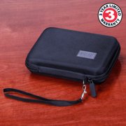 USA GEAR Mini PC Case Compatible with Raspberry Pi 3, Nylon, Hard Shell, Wrist Strap - Black