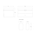 thumbnail image 2 of Relojero Organizador Estuche Con Broche 2 Niveles Joyero kadabrah, 2 of 3