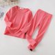 thumbnail image 1 of Pijamas de algodón para niños y niñas, ropa de dormir de color sólido, trajes de Navidad, otoño, 1 of 4