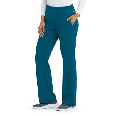 Grey's Anatomy Signature Womens GNP508 Flat Front Pant-Bahama-Large