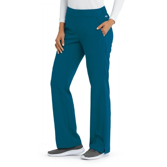 Grey's Anatomy Signature Womens GNP508 Flat Front Pant-Bahama-Large