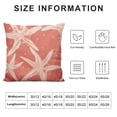 thumbnail image 5 of Beach Coral Starfish Pillow Covers  Summer Nautical Coastal Ocean Decorative Pillow Cases Set of Throw Pillows Seasonal Home Decor for Sofa Couch Cushion Outdoor, 5 of 5