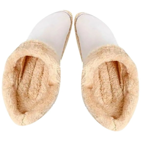 PTOOTP 1 Pair Cozy Warm Slipper Liners Soft Plush Shoe Inserts for Home Use Comfortable Foot Warmers