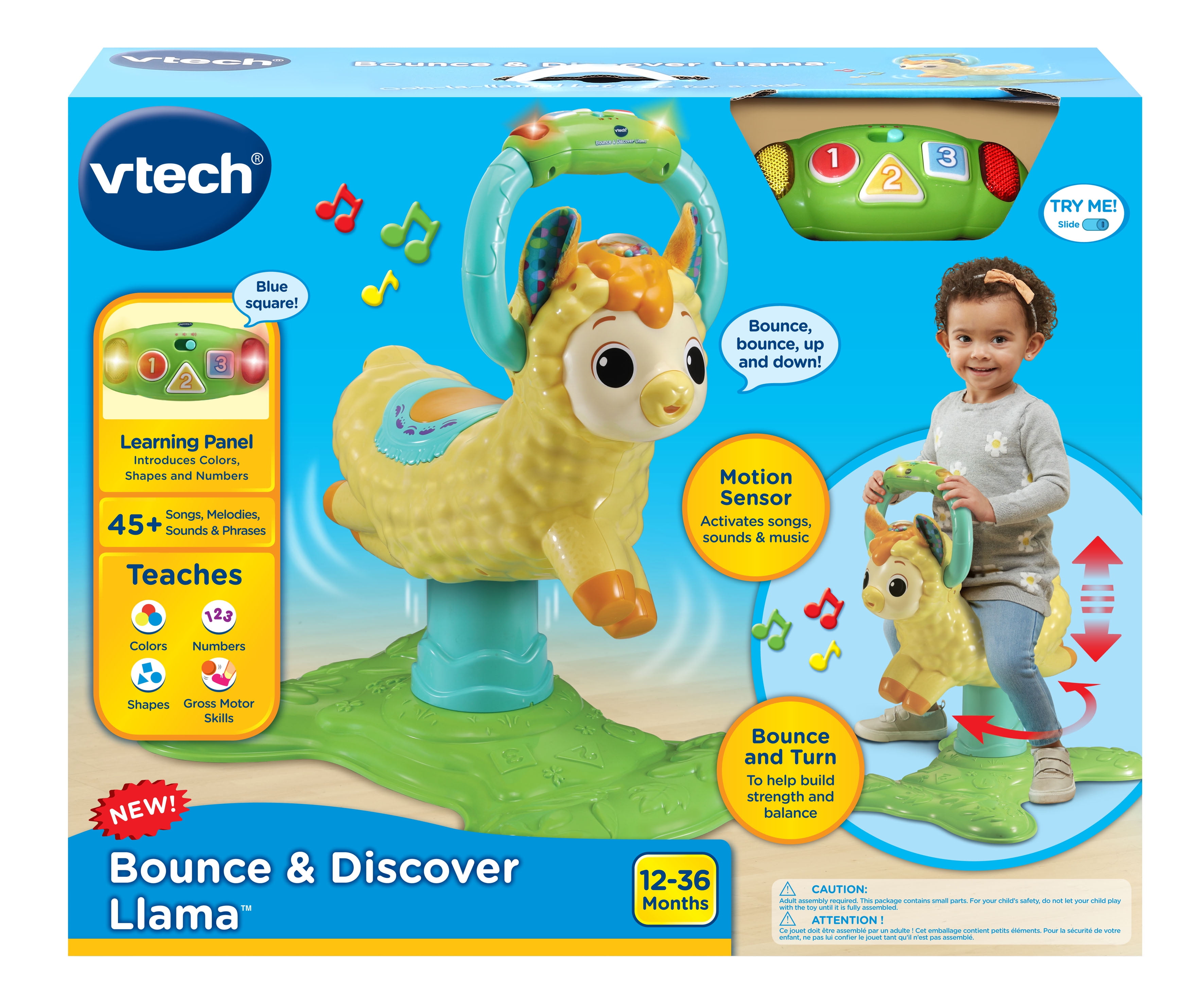 VTech Bounce and Discover Llama Frustration Free Packaging 