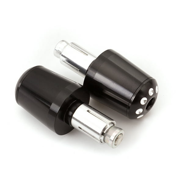 FXCNC Racing Universal Motorcycle Hand Grips with Billet Aluminum Handle bar End Cap Plug Slider For Most Scooter Sportbikes with 7/8" 22mm Standard Bars