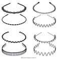 thumbnail image 1 of Diadema con ondas de hierro para hombres y mujeres, diadema deportiva invisible coreana, flequillo, horquilla rota, horquilla, 1 of 6