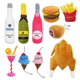 thumbnail image 2 of Juguetes creativos para perros, botella de vino, Vodka, cóctel, relleno de felpa, champán, forma de comida, chirriante, resistente a las mordeduras, suministros para mascotas, 2 of 4