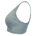 thumbnail image 3 of PUMA Women's Sports Bra 2pk Purple Gray Wicking Seamless Medium Impact Large, 3 of 3