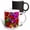 Multicolor, variant on 3drose, Heart Abstract with Pretty Colored Background, 11oz Magic Transforming Mug
