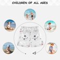 thumbnail image 6 of FORMRS Boys Swim Trunks Quick Dry Mesh Liner Boardshorts Sizes XS-XL, Blue Cartoon Snowmen, 6 of 7