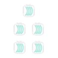 thumbnail image 3 of Guardurnaity Recambios para rizador de pestañas, no se rompen fácilmente, flexibles, duraderos, resistentes, prácticos, reemplazan la tira adhesiva, azul Type2 NO2 Guardurnaity CBP385797, 3 of 4