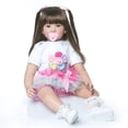thumbnail image 2 of Muñeca Reborn, princesa y niña TERABITHIA, 60 cm, con vestido arcoíris, 2 of 5