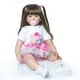 thumbnail image 2 of Muñeca Reborn, princesa y niña TERABITHIA, 60 cm, con vestido arcoíris, 2 of 5