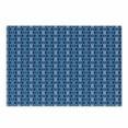thumbnail image 1 of Blue Cutting Board, Scribble Style Pattern with Ikat Inspired Folk Motifs, Decorative Tempered Glass Cutting and Serving Board, Small Size, Turquoise Pale Blue, by Ambesonne, 1 of 1
