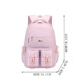 thumbnail image 2 of Orangide Back to School Backpack Plaid Print Waterproof Nylon Large Capacity Multi-Pocket Bookbag for Girls, Boys, Students, Elementary and Middle School, 2 of 6