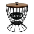 thumbnail image 2 of bedienty Coffee Pod Holder Container Reusable Versatile for Home with Counter lid Kitchen Cafe black, 2 of 5