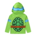 thumbnail image 3 of Nickelodeon Teenage Mutant Ninja Turtles TMNT Leonardo Long Sleeve Hooded Shirt (Boys), Sizes 4-20, 3 of 6