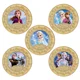 thumbnail image 4 of Disney Frozen Anna Queen Elsa Anime juego conmemorativo chapado en oro, tarjetas de colección de juguetes de monedas, regalo de Navidad para adultos y niños, 4 of 5