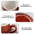 thumbnail image 3 of Mini taza de café espresso de porcelana, diseño nuevo, acabado mate, pequeñas tazas de café Demitasse para espresso, insípidas y no tóxicas, duraderas, aptas para lavavajillas, aptas para horno, 3 of 5