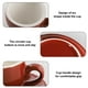 thumbnail image 3 of Taza de café expreso con plato, taza de café expreso, taza de capuchino, 80 ml, naranja., 3 of 5