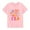 Pink, variant on Bixock Toddler Boys Girls Short Sleeve Shirts Birthday Girl Print T Shirt Crew Neck Tops Toddler Clothes 2Y-15Y