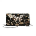 thumbnail image 7 of TSOVTHRID Butterfly Floral Leaf Print Clutch Purses for Women Ladies Evening Handbags Elegant Envelope Bag Gifts for Women with Detachable Chain Strap, Black, 7 of 7