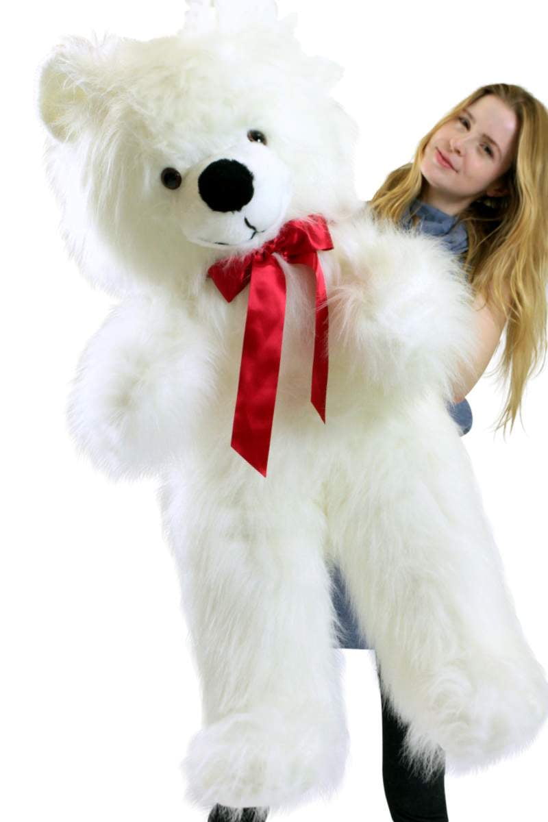 large white teddy bear