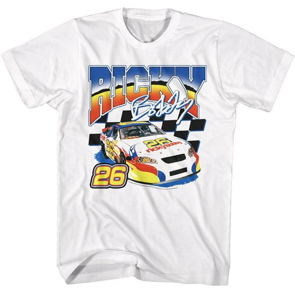 Talladega Nights Vintage Racing White Adult T-Shirt