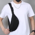 thumbnail image 6 of Sling Bag Men Crossbody Women,Fanny Pack for Men & Women,Fashion Waist Packs with Adjustable Belt,Casual Bag for Travel Hiking Sports Running(Black), 6 of 6
