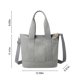 thumbnail image 3 of Bolso bandolera vintage de lona para hombre y mujer | Correa ajustable para el hombro | Mochila para portátil de 12,5 pulgadas | Mochila escolar con funda acolchada | Maletín de viaje, trabajo y, 3 of 8