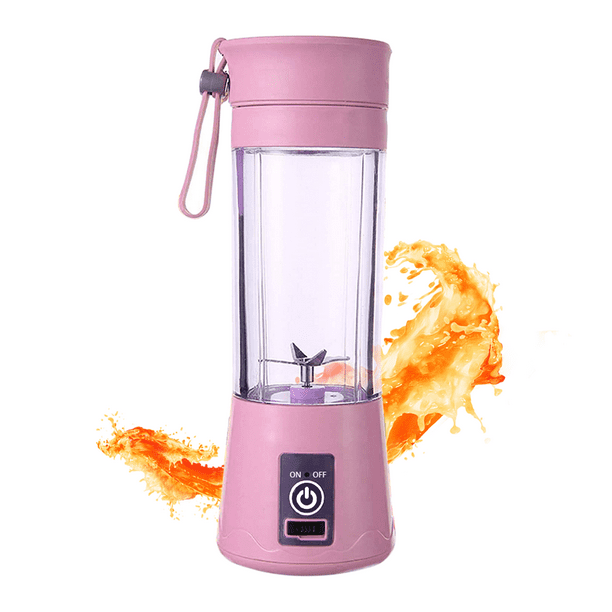 Procesadora Portatil Mini Vaso Licuadora Shaker Recargable Rosa Gaon GN 6001 Bodega Aurrera en linea