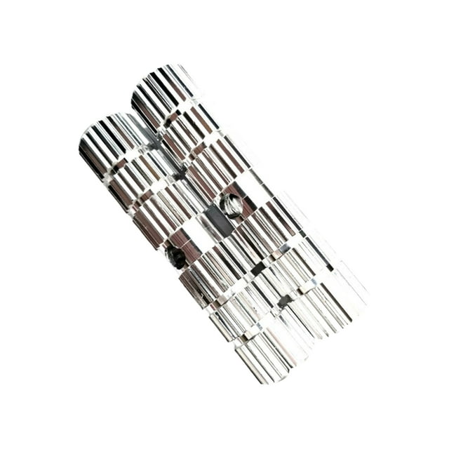 Xingzhi 2pcs/set Peg Board Accessory Anti Slip Diamond For Safety While Riding Etc. Bicycle Footrest Bikes Silver