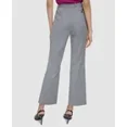 thumbnail image 3 of Calvin Klein Womens Pinstriped Casual Trouser Pants, Grey, Petite, 12P, 3 of 4
