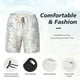 thumbnail image 3 of Balery Sea Animals Bañador para hombre, shorts de playa de secado rápido con entrepierna y forro de compresión-Small, 3 of 6