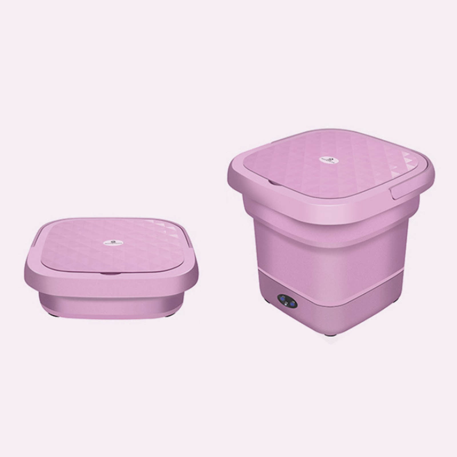 Home Supplies On Sale Surpdew New Folding Washing Mini Washing Machine Cleaning Machine Household Small Folding Washing Machine Pink Free Size