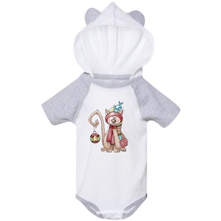 

Inktastic Christmas Kitty Cat Gift Baby Boy or Baby Girl Bodysuit