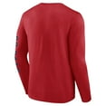 thumbnail image 3 of Men's Fanatics Red New England Patriots Vision Long Sleeve T-Shirt, 3 of 3