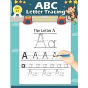 ABC Letter Tracing for Preschoolers : Alphabet Handwriting Practice Workbook for Pre K, Kindergarten and Kids Ages 3-5, ABC print handwriting book, animals letter tracing notebook.(Alphabet Writing Practice) (Paperback)