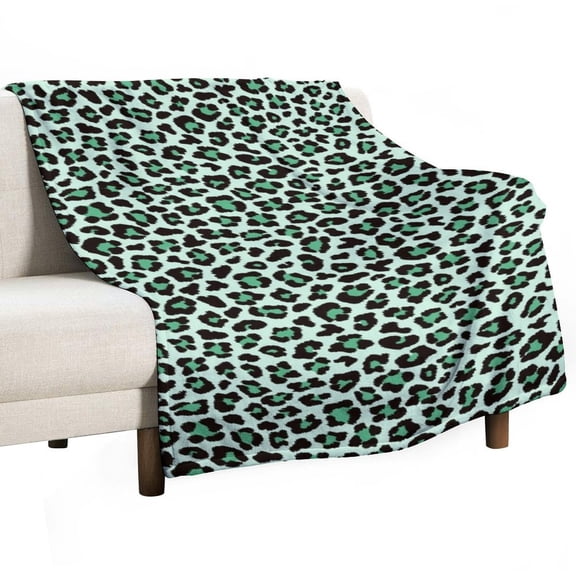 Animal Printing Leopard Soft Print Blanket Throw Blankets Warm Cozy Lightweight Couch Blanket Stuff Gifts for Women Mom Teens