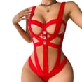 thumbnail image 1 of Gibobby Conjunto de lencería Sexy Ropa Dormir Mujer Sexy Accesorios erotico Ropa Sexi para Mujer lencería de Princesa Brasier y calzon Mujer Tanga Sexy Mujer(Rojo, M), 1 of 5
