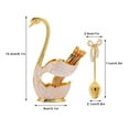 thumbnail image 2 of Fruit Dessert Swan Fork Kitchen Coffee Spoon Hollow Home Holder, 2 of 3