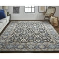 thumbnail image 2 of Feizy Rylan Transitional Oriental, Taupe/Blue/Ivory, 8' x 10' Area Rug Easy Care Stain Resistant Pet & Kid Friendly Vintage Floral & Botanical Floor Rug for Living room Bedroom, 2 of 9