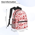 thumbnail image 2 of Easygdp Gnome Merry Christmas Mochila Casual para Portátil, Mochila para Escuela, Viajes, Negocios, 2 of 6