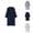 Navy, variant on Kimono Robe for Men Cotton Yukata Spa Sauna Bathrobe Sleepwear Japanese Kimono Loungewear